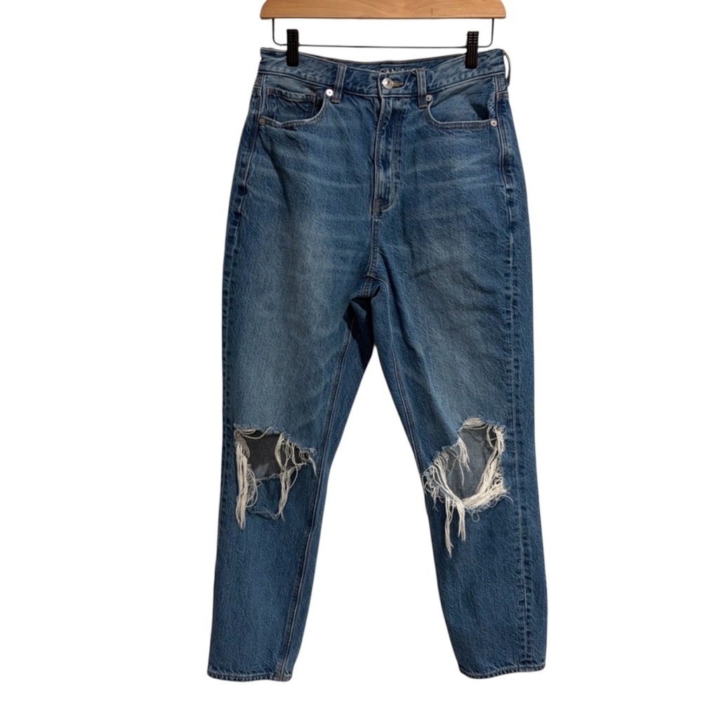 2/$25 American Eagle Outfitters Highest Rise Mom Jean Cotton Regular Distressed